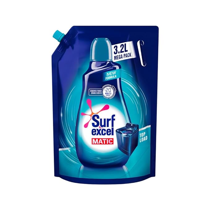 Surf Excel Matic Top Load Liquid Detergent 3.2 L Refill