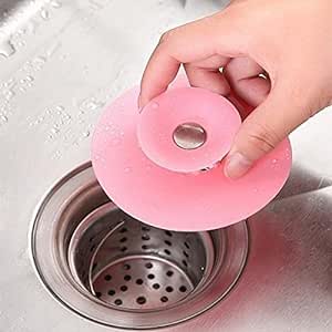 Chirayu Mart Creative 2-in-1 Home Bathroom Kitchen Silicone Sewer Sink